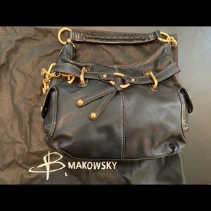 B makowsky black purse